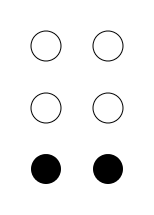 Файл:Braille Hyphen.png
